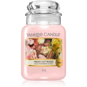 Yankee Candle Aromatische Kerze Große Frisch geschnittene Rosen 623 g