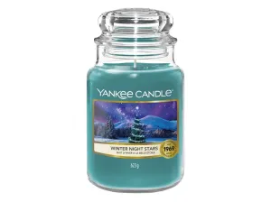 Yankee Candle Aromatische Kerze Classic groß Winter Night Stars 623 g