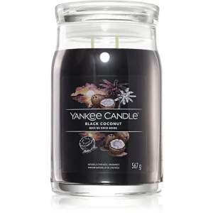 Yankee Candle Aromatische Kerze Signature großes Glas Black Coconut 567 g