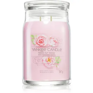 Yankee Candle Aromatische Kerze Signature großes Glas Fresh Cut Roses 567 g