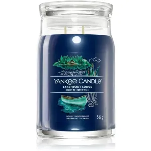 Yankee Candle Aromatische Kerze Signature großes Glas Lakefront Lodge 567 g