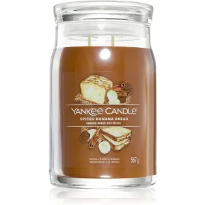 Yankee Candle Aromatische Kerze Signature großes Glas Spiced Banana Bread 567 g