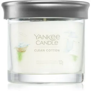 Yankee Candle Aromatische Kerze Signature kleiner Becher Clean Cotton 122 g