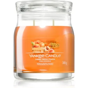 Yankee Candle Aromatische Kerze Signature mittleres Glas Farm Fresh Peach 368 g