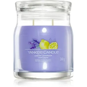 Yankee Candle Aromatische Kerze Signature mittleres Glas Lemon Lavender 368 g