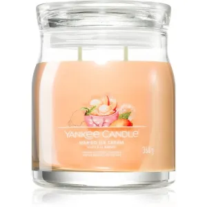 Yankee Candle Aromatische Kerze Signature mittleres Glas Mango Ice Cream 368 g