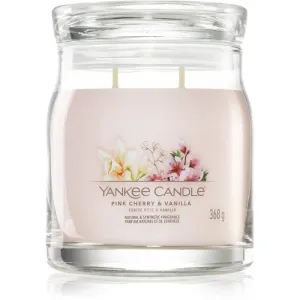 Yankee Candle Aromatische Kerze Signature mittleres Glas Pink Cherry & Vanilla 368 g