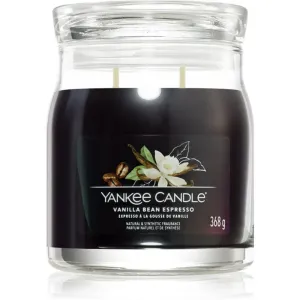 Yankee Candle Aromatische Kerze Signature mittleres Glas Vanilla Bean Espresso 368 g