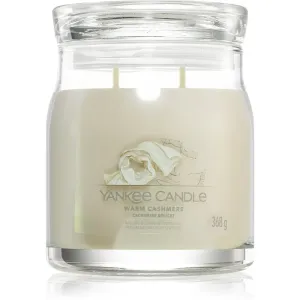 Yankee Candle Aromatische Kerze Signature mittleres Glas Warm Cashmere 368 g