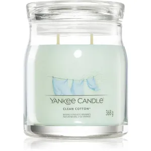 Yankee Candle Aromatische Kerze Signature mittleres GlasClean Cotton 368 g