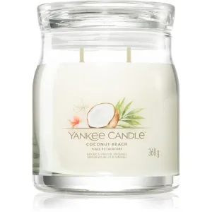 Yankee Candle Aromatische Kerze Signature mittleres GlasCoconut Beach 368 g