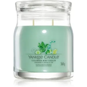 Yankee Candle Aromatische Kerze Signature mittleres GlasCucumber Mint Cooler 368 g