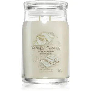 Yankee Candle Aromatische Kerze Signaturegroßes Glas Warm Cashmere 567 g