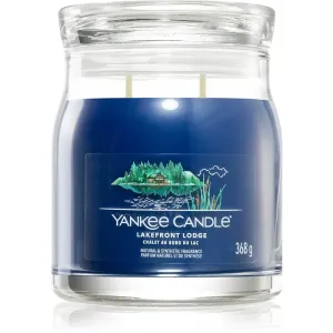 Yankee Candle Aromatische KerzeSignature mittleres Glas Lakefront Lodge 368 g