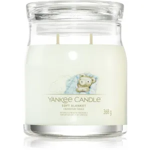 Yankee Candle Aromatische KerzeSignature mittleres Glas Soft Blanket 368 g