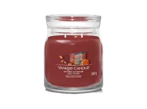 Yankee Candle Aromatische Kerze Signature mittleres Glas Autumn Daydream 368 g
