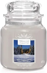 Yankee Candle Aromatische mittlere Kerze Candlelit Cabin 411 g