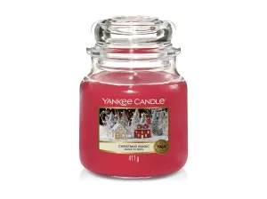 Yankee Candle Aromatische mittlere Kerze Christmas Magic 411 g