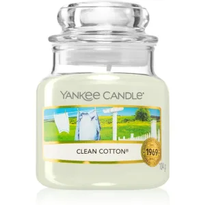Yankee Candle Aromatische Kerze klein Classic Clean Cotton 104 g