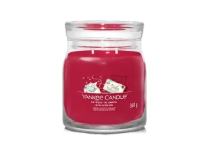 Yankee Candle Aromatische Kerze Signature Glas mittelgroß Letters to Santa 368 g