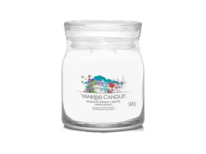 Yankee Candle Aromatische Kerze Signature Glas mittelgroß Magical Bright Lights 368 g