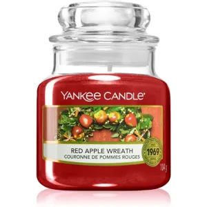 Yankee Candle Duftkerze klein Kranz aus roten Äpfeln 104 g