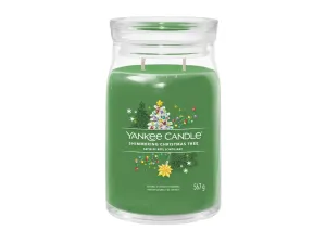 Yankee Candle Aromatische Kerze Signature Glas groß Shimmering Christmas Tree 567 g