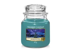 Yankee Candle Aromatische Kerze Classic Mittel Winter Night Stars 411 g