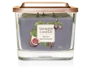 Yankee Candle Aromakerze mittel quadratisch Fig & Clove 347 g