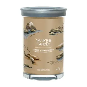 Yankee Candle Aromatische Kerze Signature Becher groß Amber & Sandalwood 567 g