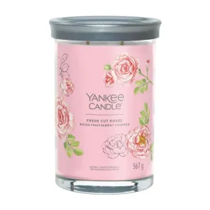 Yankee Candle Aromatische Kerze Signature Becher groß Fresh Cut Roses 567 g