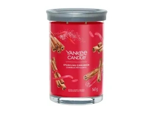 Yankee Candle Aromatische Kerze Signature Becher Groß Sparkling Cinnamon 567 g