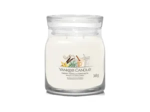 Yankee Candle Aromatische Kerze Signature Glas mittel Sweet Vanilla Horchata 368 g