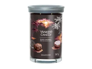 Yankee Candle Aromatische Kerze Signature Tumbler Groß Black Coconut 567 g