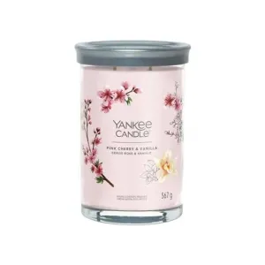 Yankee Candle Aromatische Kerze Signature Tumbler Groß Pink Cherry Vanilla 567 g