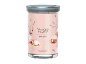 Yankee Candle Aromatische Kerze Signature Tumbler Groß Pink Sand 567 g