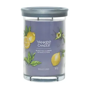 Yankee Candle Aromatische Kerze SignatureBecher groß Black Tea & Lemon 567 g