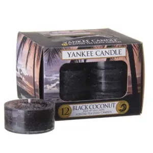 Yankee Candle Aromatische Teekerzen Black Coconut 12 x 9,8 g