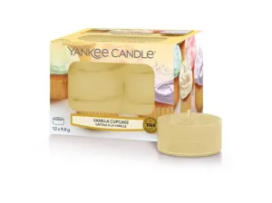 Yankee Candle Aromatische Teekerzen Vanilla Cupcake 12 x 9,8 g