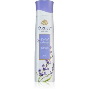 Yardley English Lavender Deodorant Spray mit Parfümierung 150 ml