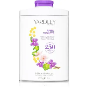 Yardley April Violets parfümierter Puder für Damen 200 g
