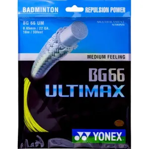 Yonex BG 66 ULTIMAX Badminton Bespannung, gelb, größe os