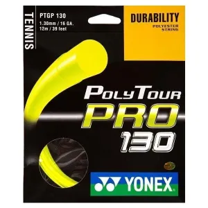 Yonex POLY TOUR PRO 130 Tennissaiten, gelb, größe os