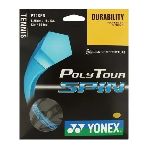 Yonex POLY TOUR SPIN Tennissaiten, blau, größe os #63735