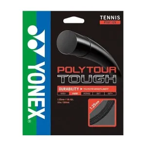 Yonex POLY TOUR TOUGH Tennissaiten, schwarz, größe os