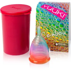 Yuuki Rainbow Jolly 1 + cup Menstruationstasse Größe large (⌀ 46 mm, 24 ml) 1 St