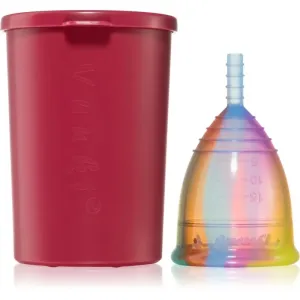 Yuuki Rainbow Jolly Classic 1 + cup Menstruationstasse Größe large (⌀ 46 mm, 24 ml) 1 St