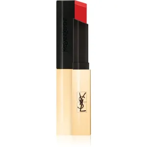 Yves Saint Laurent Rouge Pur Couture The Slim dünner, mattierender Lippenstift mit Ledereffekt Farbton 13 Original Coral 2,2 g