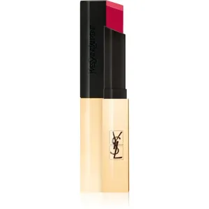 Yves Saint Laurent Rouge Pur Couture The Slim dünner, mattierender Lippenstift mit Ledereffekt Farbton 15 Fuchsia Atypique 2,2 g