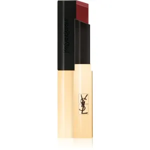 Yves Saint Laurent Rouge Pur Couture The Slim dünner, mattierender Lippenstift mit Ledereffekt Farbton 1966 Rouge Libre 2,2 g